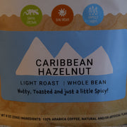 Gourmet Caribbean Hazelnut Coffee is a light roast shade grown Honduran Coffee.