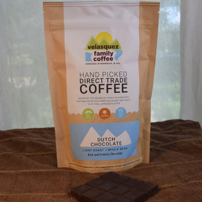 Coffee and chocolate are like besties. They make each other better. Our Honduran light roast, shade grown, Dutch chocolate gourmet flavored coffee proves why chocolate and coffee go hand in hand.