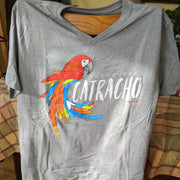 Grey Honduras Catracho Macaw T-shirt - M