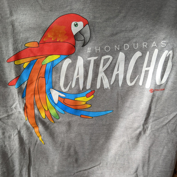 Grey Honduras Catracho Macaw T-shirt - M
