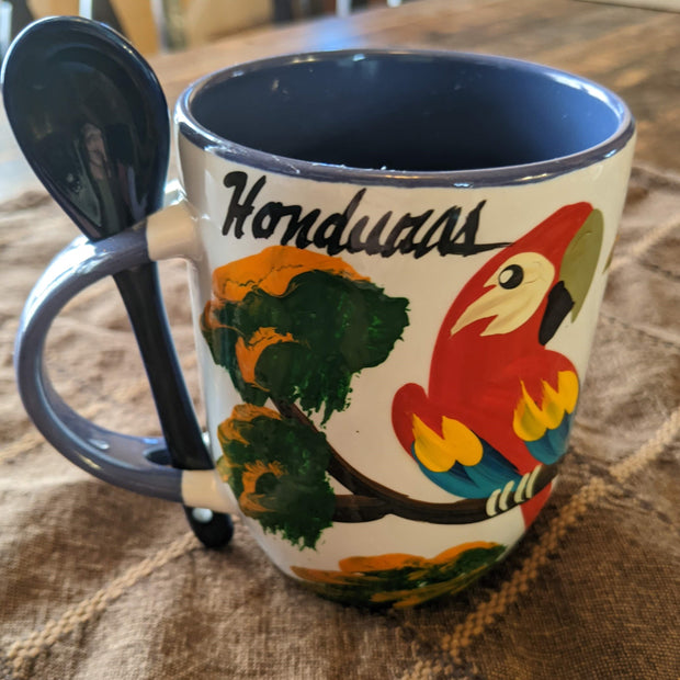 Honduras Souvenir cup with spoon