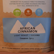 Cinnamon gourmet flavored coffee is a light roast Hoduran shade grown coffee.