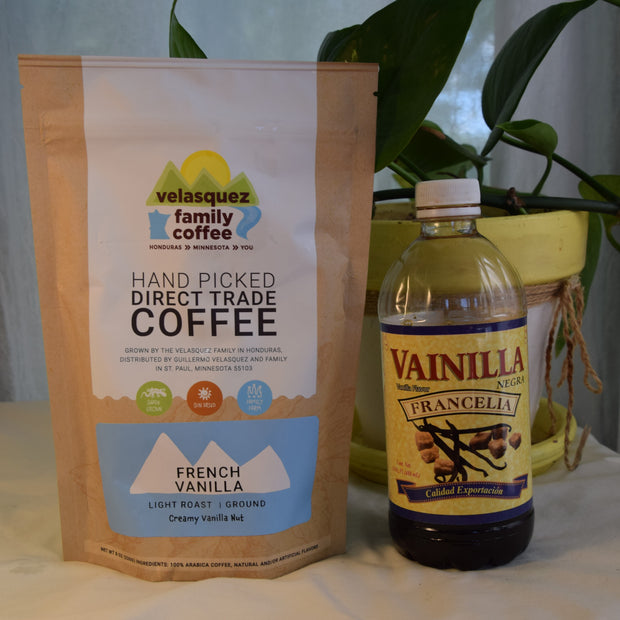 French vanilla is a favorite flavor for many things including our Velasquez Family Coffee shade grown in Honduras.