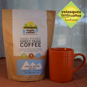 Costa Rican Decaffeinated Coffee is a light roast, organic, fair trade coffee. - Fundraiser